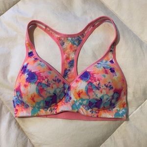 Floral PINK Sports Bra